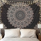 baratos Tapeçarias de Parede-tapeçaria Tapeçarias Mandala Geométrica Boêmio Quarto Sala de estar Dorm Decorações de parede de porta de fundo