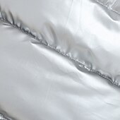 economico Gilet Puffer da Uomo-Per uomo Gilet imbottito Gilet Vacanza Quotidiano Data Moda Casual Autunno &amp; Inverno Tasca Nylon Caldo Confortevole Tinta unica Cerniera Con Cappuccio Vestibilità regolare Argento Nero Rosso Argento