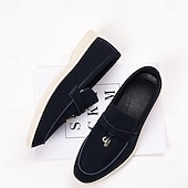 Brune herreloafers i semsket skinn med metalldetaljer – komfortable, casual businesssko til jobb, middager og høstantrekk billige Slip-ons og loafers til herrer-Brune herreloafers i semsket skinn med metalldetaljer – komfortable, casual businesssko til jobb, middager og høstantrekk