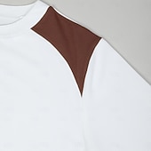olcso Gofri kötött póló-Férfi Gofri Henley ing Tee Top Hosszú ujj Henley Ősz Tavasz &amp; Ősz Színes Divat Dizájn Alap Színes Vakáció Utca Hétköznapi Fekete Fehér Piros Férfi felső póló