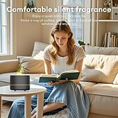 preiswerte Weihnachtsbeleuchtung-Diffusor für ätherische Öle mit rotierendem Galaxielicht, 200 ml, Aromatherapie-Diffusor mit 7-farbigem LED-Luftbefeuchter mit kühlem Nebel und automatischer Abschaltung, entspannendes Nachtlicht für