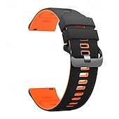 baratos Pulseiras de relógio Samsung-Pulseiras de Relógio para Samsung Galaxy Watch Ultra 47mm, Watch 8 Classic 46mm, Watch 6 Classic 47mm, Watch 5 Pro 45mm, Watch 4 Classic 47mm Aço Inoxidável Silicone Substituição Alça Dois tons
