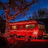 levne Solární řetězec světla-2 ks 10M/33FT 100 LED Korálky Venkovní IP44 Voděodolné Solární Fairy Světelný Řetěz Halloween Svatební Valentýna Dvůr Trávník Zahrada Festivalová Atmosféra Dekorace Měděný Drát Světlo