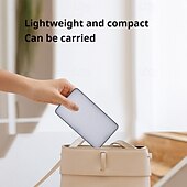 abordables Accessoires pour caméra de téléphone portable-Lampe vidéo LED 1200 Ah rechargeable et portable, éclairage pour appareil photo, 3 effets lumineux, pour vlogging, selfie