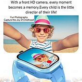 お買い得  スマートウォッチ-AS10 スマートウォッチ 2インチ 子供用スマートウォッチ 携帯電話 3G 4G 3G 歩数計 通話リマインダー アクティビティトラッカー Android iOS対応 子供用 GPS 長時間スタンバイ ハンズフリー通話 IP68 18mm ウォッチケース