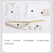  Inspirado em ídolos coreanos Ídolo Estrela pop Ocasiões Especiais Fantasias Originais Ídolo Virtual for Mulheres Adulto Dia Das Bruxas Carnaval Espetáculo Comic Con Anime Expo