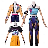 tanie Kostiumy damskie-Zainspirowany koreańskim idolem Idol Gwiazda popu Kostium Fantazyjne przebranie Wirtualny idol Kostiumy z filmów for Damskie Doroślu Halloween Karnawał Spektakl Comic Con Anime Expo