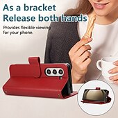 Недорогие Чехлы для Samsung-телефон Кейс для Назначение SSamsung Galaxy Z-образный сгиб 7 Z-сгиб 6 Z Fold 5 Z Fold 4 Кейс на заднюю панель Молния с ремешком Откидная подножка Ретро ТПУ Кожа PU
