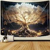 economico Arazzi da parete-arazzo Striscioni Arazzi da Parete Albero della vita 森林 Mistico Camera da letto Soggiorno Dormitorio Decorazioni Parete Porta Sfondo