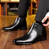 abordables Bottes de Chelsea-Bottines Chelsea marron pour homme – bottines élégantes pour le bureau, les réunions d&#039;affaires et les tenues formelles