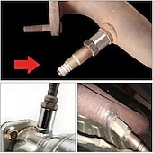 Недорогие Сервис транспортных средств-Адаптер для датчика кислорода для внедорожных условий, кислородный датчик O2 M18x1.5 для внедорожного катализатора, автозапчасти CSV