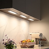 billige Julelys-1/3 stk. PIR-bevegelsessensorlys USB-lading magnetisk lang stripe LED-skaplys hjemmegarderobe vinskap skoskap korridor trappebelysning