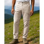 preiswerte Unterteile-Herren Abzippbare Hosen Wanderhosen Softshellhosen Außen Normale Passform Wasserdicht Winddicht Unterteile Tasche Schwarz Armeegrün Camping / Wandern Laufen S M L XL XXL
