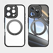 Недорогие Чехлы для iPhone-телефон Кейс для Назначение iPhone 17 Pro Max 17 Air 16 15 14 Pro Max 13 Pro Max Кейс на заднюю панель Магнитный Откидная подножка Защита от удара броня ТПУ