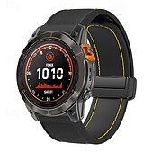 preiswerte Garmin-Uhrenarmbänder-Uhrenarmband für Garmin Fenix 8 47mm 51mm 7X 6 6X Pro Epix Pro Instinct 2X Approach S70 S62 S60 Forerunner 955 945 Epix Marq Descent Quatix 22mm 26mm Edelstahl Silikon Ersatz Gurt Schnellspanner