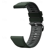 baratos Pulseiras de relógio Samsung-Pulseiras de Relógio para Samsung Galaxy Watch Ultra 47mm, Watch 8 Classic 46mm, Watch 6 Classic 47mm, Watch 5 Pro 45mm, Watch 4 Classic 47mm Aço Inoxidável Silicone Substituição Alça Dois tons