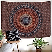 baratos Tapeçarias de Parede-tapeçaria Tapeçarias Mandala Geométrica Boêmio Quarto Sala de estar Dorm Decorações de parede de porta de fundo