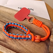 preiswerte Telefon-Lanyards &amp;amp; Handgelenkbänder-Mode Telefongurt hängen Seil lange diagonal Schultergurt hängen Kette Perle Anhänger hängen Zubehör verstellbar Hals hängen breite Stoffgurt Telefon lange Seil