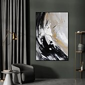 Handmade abstract oil painting Hand Painted ABSTRACT Oil Painting Wall Modern Fashion Abstract Black White Canvas Painting Home Decoration Decor Rolled Canvas Paingtings cheap Abstract Paintings-Handmade abstract oil painting Hand Painted ABSTRACT Oil Painting Wall Modern Fashion Abstract Black White Canvas Painting Home Decoration Decor Rolled Canvas Paingtings