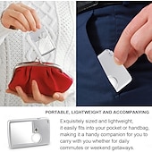 levne vrtací příslušenství-kapesní lupa 3x &amp;6x LED podsvícená lupa vysouvací lupa ruční čtecí lupa čtvercová lupa na šperky, razítka, hodinky, řemesla, textil