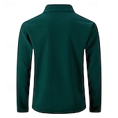 abordables Vestes Décontractées-Homme Veste Légère Veste gaufrée Veste Décontractée Vacances Quotidien Respirant Avec Poches Printemps Automne Uni Mode Classique Revers Régulier Noir Blanche Vin Vert foncé Kaki Veste