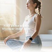 Недорогие Смарт-часы-HD8MINI Умные часы 1.29 дюймовый Смарт Часы Bluetooth Педометр Напоминание о звонке Датчик для отслеживания сна Совместим с Android iOS Женский Мужчины