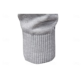 abordables Pulls et cardigans élites pour hommes-Homme Pull Tricoter Hauts Réguliers Demi-zip Bandes Rayé Col montant ancien Frais École Vacances Vêtement Tenue Printemps Automne Noir Violet S M L