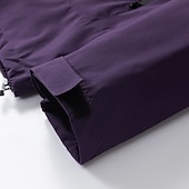 economico giacca sportiva-Per uomo Giacca Sportiva Giacca da Escursionismo Giacca antivento Sport all'Aperto Casuale Impermeabile Giacca a Vento Cerniera Tasca Primavera &amp; Autunno Tinta unica Attivo Con Cappuccio Regolare