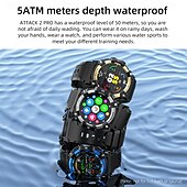 ieftine Ceasuri Smart-LOKMAT ATTACK 2 PRO Ceas inteligent 1.39 inch Uita-te inteligent Bluetooth Pedometru Reamintire Apel Sleeptracker Compatibil cu Android iOS Dame Bărbați Standby Lung Telefon Hands-Free Rezistent la