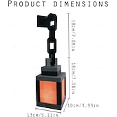 baratos Luzes decorativas-Lanterna noturna - Luz noturna LED de parede de 16 cores com interruptor de toque &amp;Lâmpada noturna recarregável com controle remoto, luminária de mesa montável, luminária de mesa para cosplay,