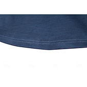 abordables T-shirts et débardeurs élites pour hommes-Homme Chemise en coton manche longue Couleur Pleine Frais Quotidien Occasionnel Boutons Henley École Entraînement Extérieur Toutes saisons Gris foncé Blanche Bleu T-shirt Henley