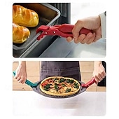 baratos Utensílios &amp; Aparelhos de Cozinha-2 peças de suporte de tigela anti-escaldante multiuso para cozinha, pinças antiderrapantes para segurar pratos, braçadeira de prato resistente ao calor para levantar pratos quentes, tigelas,