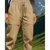 cheap Bottoms-Women's Hiking Pants Trousers Casual Pants Winter Autumn / Fall Outdoor Regular Fit Waterproof Windproof Bottoms Pocket Elastic Waist Black Army Green Camping / Hiking Running S M L XL XXL