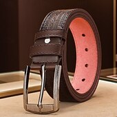 billiga Herrbälten-Herr Skärp Midjebälte Svart 8 PU läder Legering Modernt Modernt Enfärgad / vanlig färg Semester Dagliga kläder Ledigt / vardag