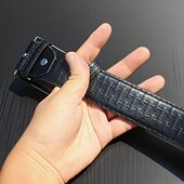 billiga Herrbälten-Herr Skärp Midjebälte Svart 8 PU läder Legering Modernt Modernt Enfärgad / vanlig färg Semester Dagliga kläder Ledigt / vardag