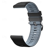 baratos Pulseiras de relógio Samsung-Pulseiras de Relógio para Samsung Galaxy Watch Ultra 47mm, Watch 8 Classic 46mm, Watch 6 Classic 47mm, Watch 5 Pro 45mm, Watch 4 Classic 47mm Aço Inoxidável Silicone Substituição Alça Dois tons