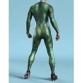 abordables Impresión-Trajes Zentai estampados Traje de cosplay Body Estampado Disfraz de carnaval Traje de Cuerpo Completo Hombre Mujer Disfraz Sexy Víspera de Todos los Santos Traje para Rendimiento Fiesta Mascarada