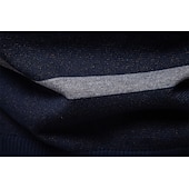 cheap Men's Elite Sweaters &amp; Cardigans-Men's Pullover Knit Regular Tops Check Pattern Crew Neck Cool Pullover School Vacation Clothing Apparel Spring Fall Dark Navy Purple S M L