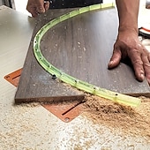 levne Domácí potřeby-flexi-shape - všestranný, nastavitelný profilový pásek pro dřevo o délce 78,74 palce - šablona s flexibilními křivkami a certifikací Energy Star pro složité tvary, přesné tvoření a kutilské projekty