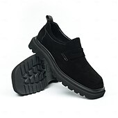halpa Ensiluokkaiset nahkaiset loaferit-miesten naudannahkaiset mokkanahkaiset loaferit - klassiset business-rennot slip-on-pukukengät toimisto- ja juhlakäyttöön