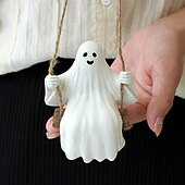 billige Anheng og dekor til bil-1 stk. søt huskebil-sjarm til bakspeiloppheng til halloween &amp;julepynt perfekt gaveidé