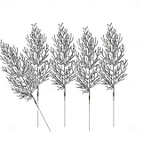 economico Corone, Ghirlande &amp; Decorazioni-24 steli artificiali per alberi di Natale – decorazioni scintillanti con rami di pino, steli scintillanti per alberi di Natale, piccole composizioni floreali in vaso, decorazioni per feste, matrimoni