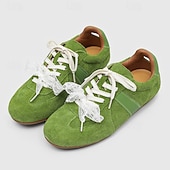 abordables Baskets-Baskets rétro à lacets en daim pour hommes, chaussures décontractées légères pour le style urbain et les tenues de week-end