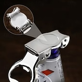 Недорогие Кухонная утварь и гаджеты-Многофункциональный складной барный инструмент из нержавеющей стали, портативный аксессуар для кемпинга на открытом воздухе, удобный и стильный многофункциональный инструмент для бармена, открывания
