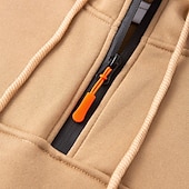 economico Felpa Tattica-Per uomo Felpa con cappuccio Felpa con cappuccio a zip intera Felpa con cappuccio in pile Felpa con cappuccio tattica Nero Blu marino Cachi Grigio chiaro Grigio scuro Con Cappuccio Semplice Cerniera