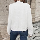 economico Felpe e Sweatshirt Texturizzati-Per donna Cappotto Giacca Casual Confortevole Traspirante Cerniera Tasca Moda Moderno Casual Semplice Uscire Weekend Cerniera Regolare Collo alla coreana Vestibilità regolare Manica Lunga Capispalla