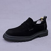 halpa Ensiluokkaiset nahkaiset loaferit-miesten naudannahkaiset mokkanahkaiset loaferit - klassiset business-rennot slip-on-pukukengät toimisto- ja juhlakäyttöön