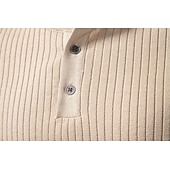 abordables Pulls et cardigans élites pour hommes-Homme Pull Tricoter Tunique Boutons Couleur Unie Henley ancien Quotidien École Maison Vêtement Tenue Printemps Automne Noir Rouge Bordeaux S M L