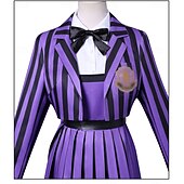 tanie Kostiumy damskie-Gotycki horror Mroczna Akademia Kostium Mundurki szkolne Fantazyjne przebranie Cosplay Kostiumy z filmów for Damskie Doroślu Halloween Karnawał Spektakl Impreza Sukienka