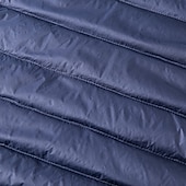tanie Puchówki i parki męskie-Męskie Płaszcz zimowy Dół kurtka puchowa Kurtka pikowana Kieszeń 50% biały puch kaczy Urlop Dzienne zużycie Randka Regularny Moda Codzienny Wygodny Keep Warm Jesień i zima Jednolity/zwykły kolor Wino